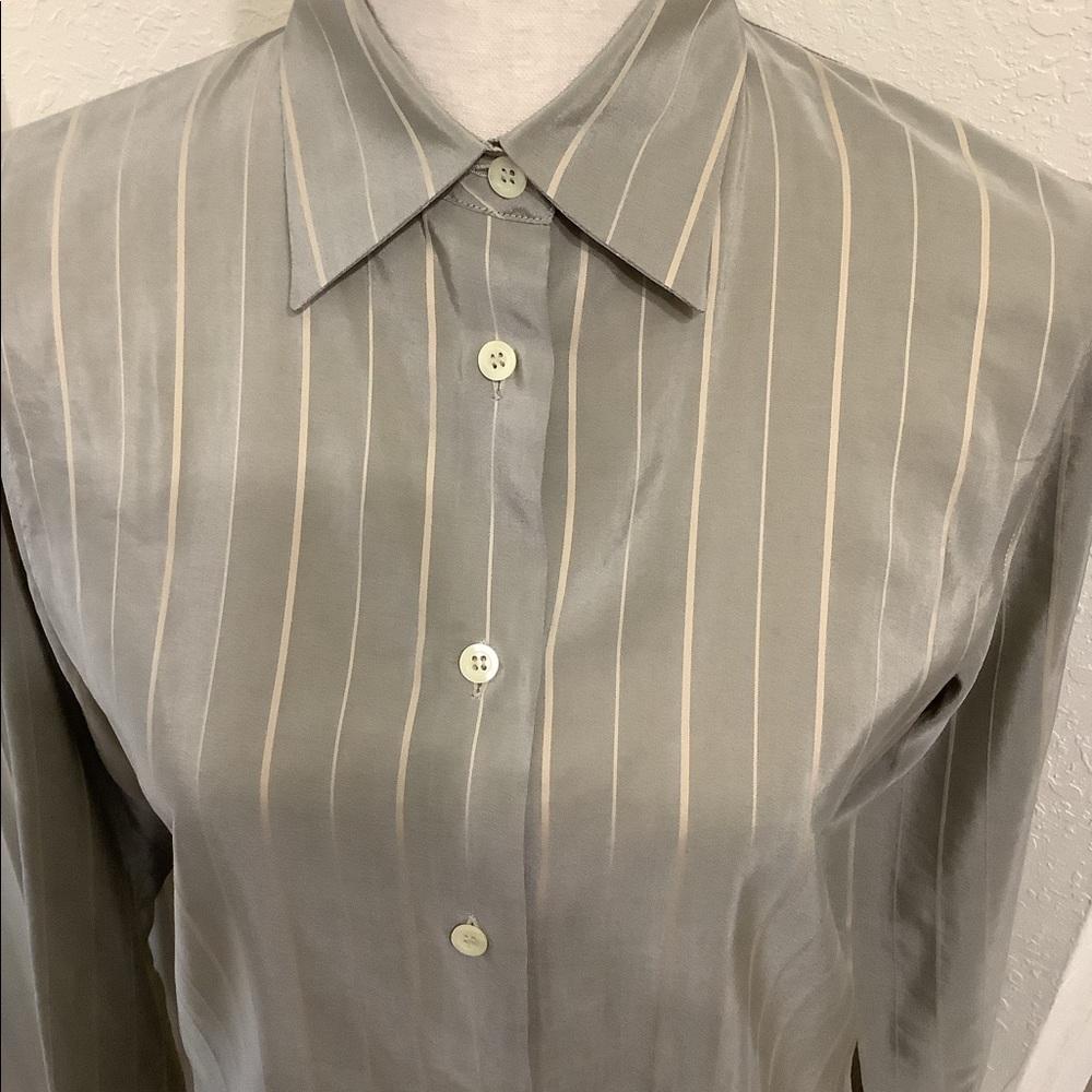 GIORGIO ARMANI 100% SILK LONG SHIRT